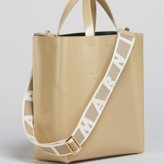 Marni Museo Small Bag, Winter Wheat